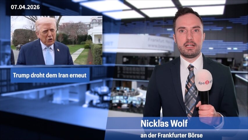 Dax dreht deutlich ins Minus - US-Ultimatum im Iran-Krieg im Fokus