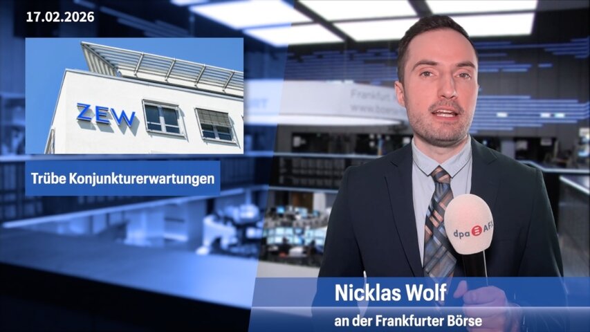 Dax legt moderat zu - ZEW-Index und KI-Sorgen bremsen