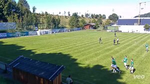 Tor von der Mittellinie Samuel Anthuber zum 1:0