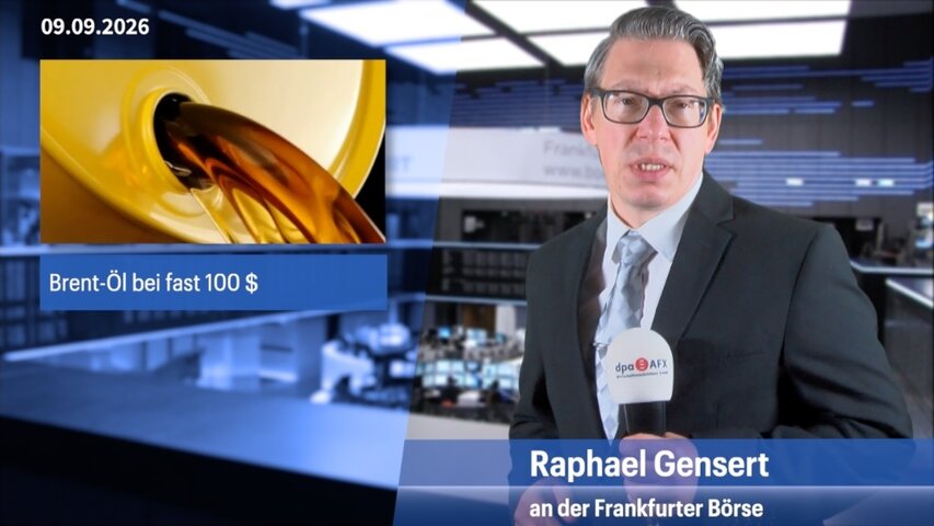 Brent-Öl bei fast 100 Dollar, Dax im Minus erwartet