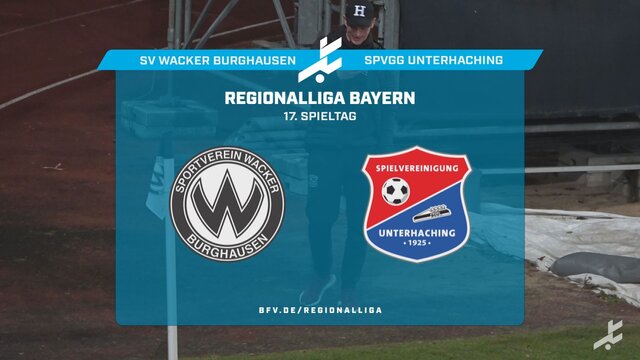 SV Wacker Burghausen - SpVgg Unterhaching