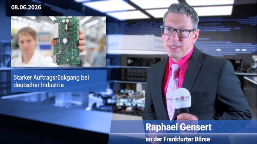 Aufträge in der Industrie gehen zurück, Dax fällt weiter