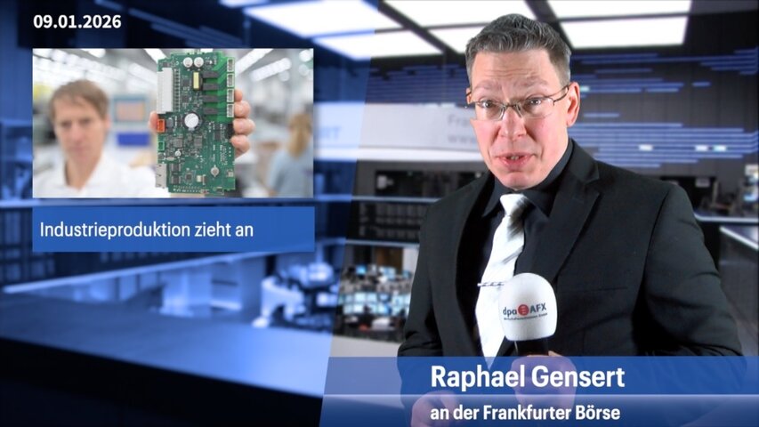 Industrieproduktion zieht wieder an, Teamviewer mit Erholungsversuch