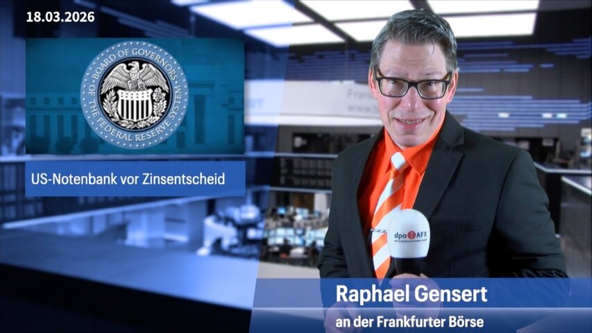 Fed vor Zinsentscheid, Dax im Plus erwartet