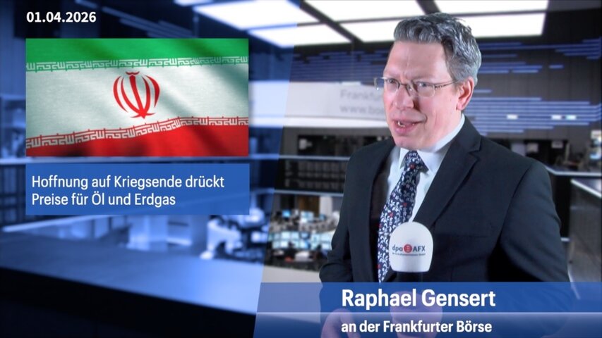 Hoffnung auf Kriegsende drückt Gaspreis deutlich, Dax steigt