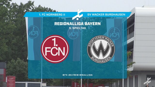 1. FC Nürnberg II - SV Wacker Burghausen