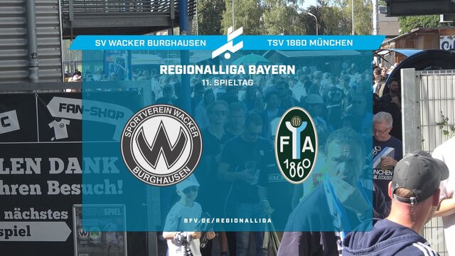 SV Wacker Burghausen – TSV 1860 München