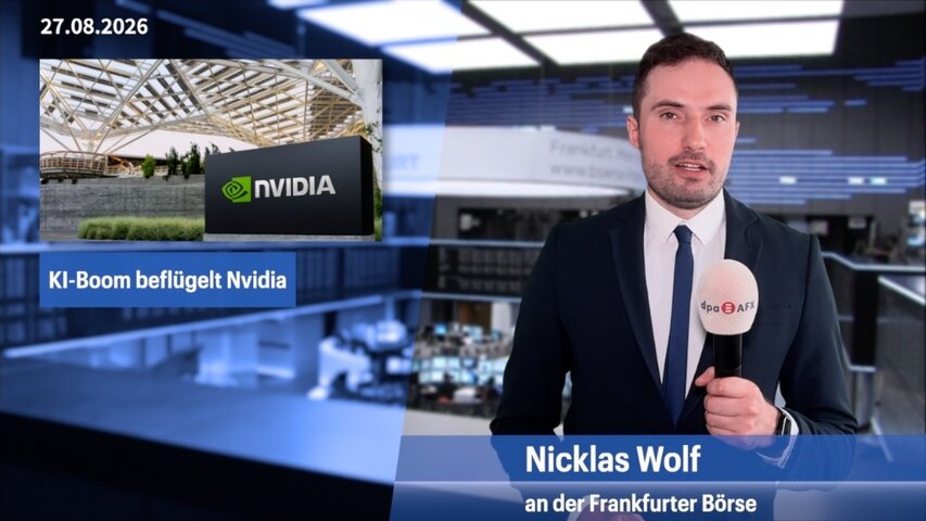 Dax gibt Gewinne ab - Nvidia überzeugt, Jackson Hole macht nervös