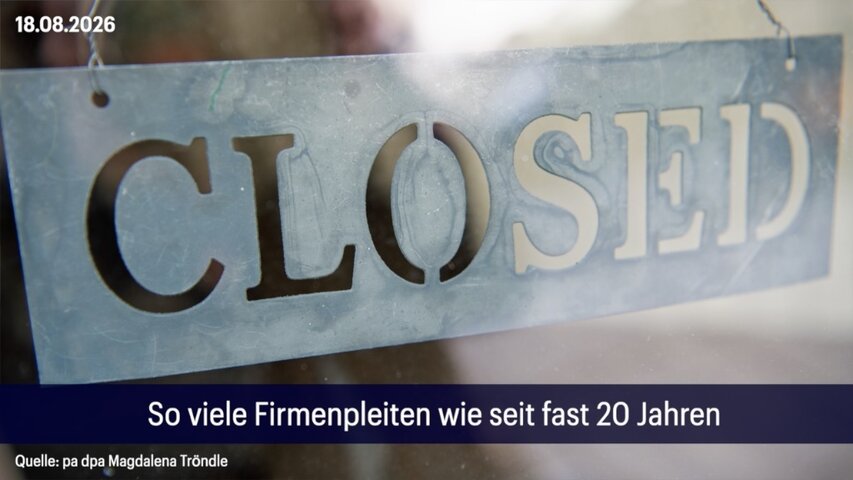 60 Sekunden Wirtschaft am 18.08.2026