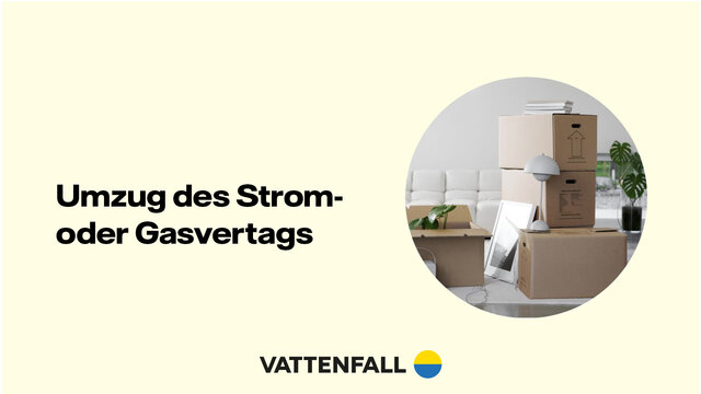 In diesem Video wird erklärt, wie man seinen Umzug bei Vattenfall melden und einen bestehenden Vertrag in das neue Zuhause mitnehmen kann.