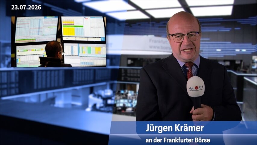 Dax gibt etwas nach - hält sich aber über 25.000 Punkten