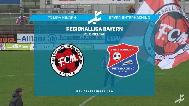 FC Memmingen – SpVgg Unterhaching