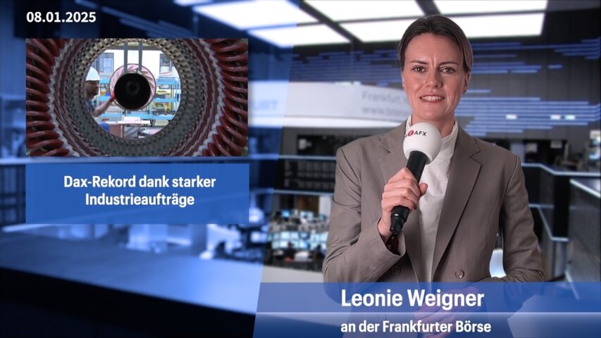 Starke Industrieaufträge heben Dax in neue Höhen