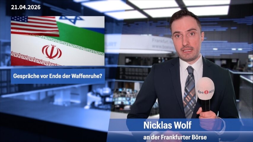 Dax moderat im Plus - Iran-Hoffnung und ZEW-Dämpfer