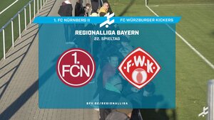 1. FC Nürnberg II - FC Würzburger Kickers
