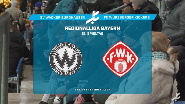 SV Wacker Burghausen - FC Würzburger Kickers