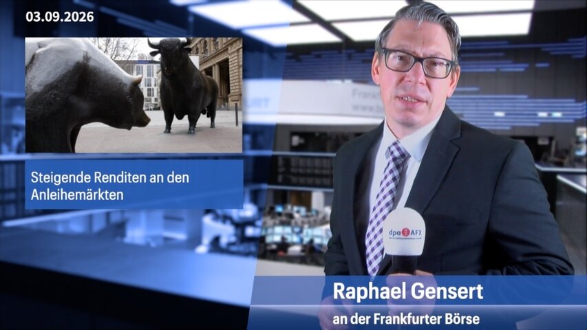 Anleiherenditen steigen heftig und drücken Aktienmärkte