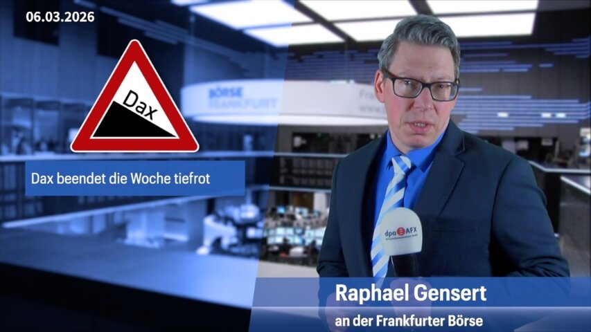 Ende einer tiefroten Börsenwoche