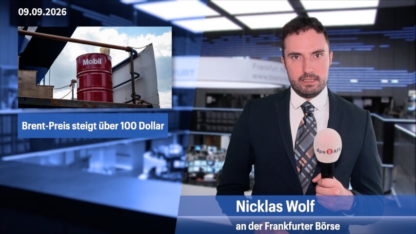 Ölpreis über 100 Dollar belastet Dax schwer - Warten auf Zinsentscheid der EZB