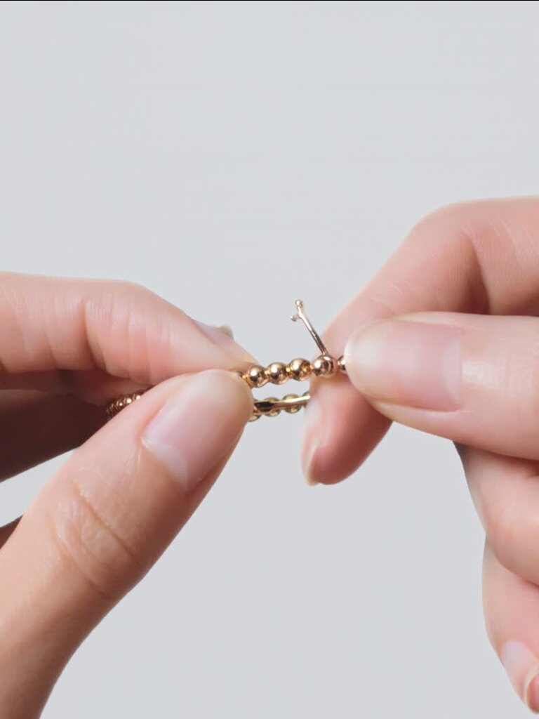 ペルレ ゴールドパール ブレスレット、ラージモデル 18K イエロー