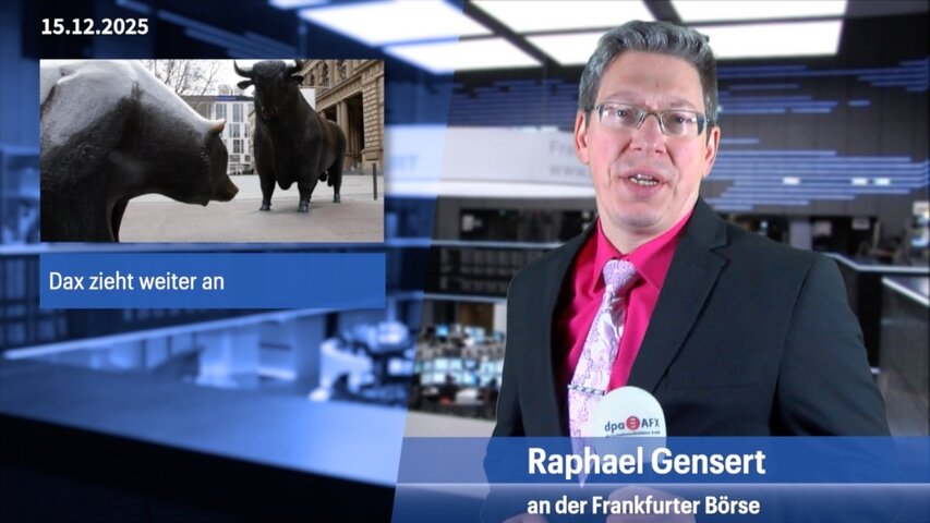 Dax-Rekord im Blick der Anleger, Rheinmetall reagieren auf Ukraine-Gespräche