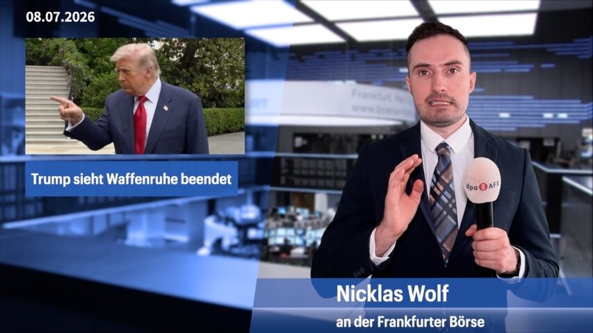 Dax stürzt zeitweise unter 25.000 Punkte - Waffenruhe in Nahost wohl vorbei