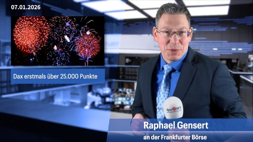 Jubel am Parkett! Dax erstmals über 25.000 Punkte gestiegen