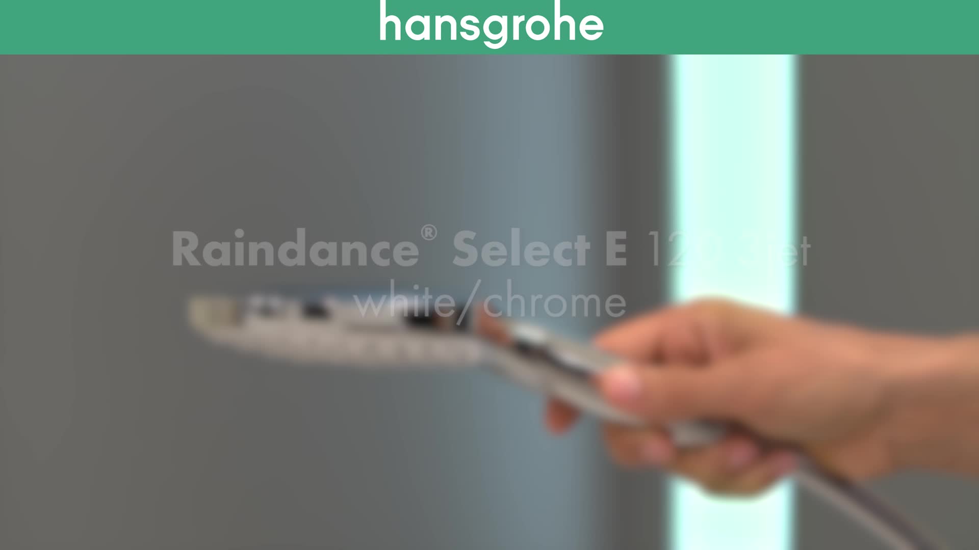 hansgrohe Porter sets: Raindance Select E, Shower holder set