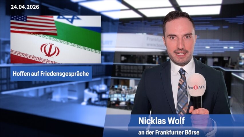 Dax leicht im Minus - Vage Hoffnung auf Gespräche zwischen USA und Iran