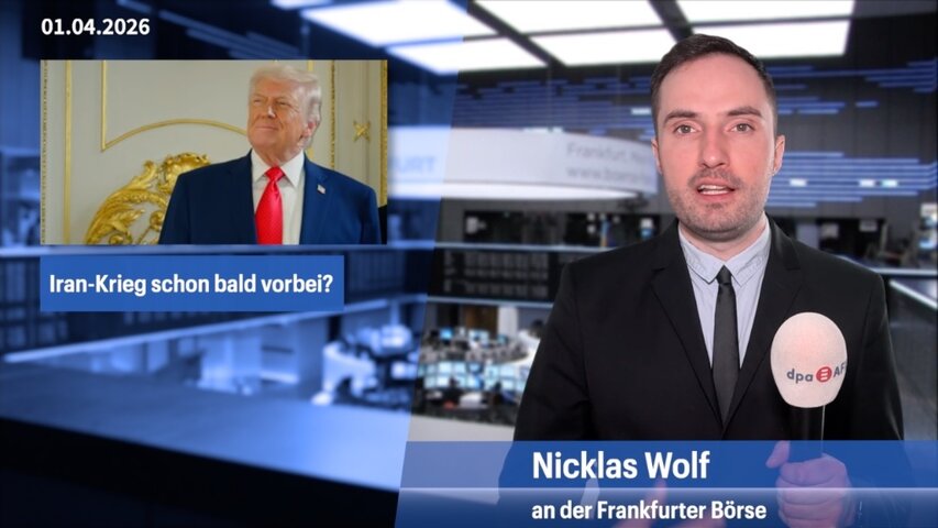 Dax legt Kurssprung hin - Hoffnung auf Kriegsende beflügelt