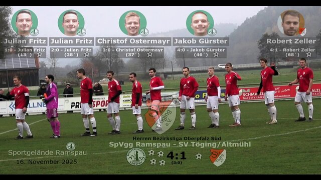 SpVgg Ramspau - SV Töging/Altmühl