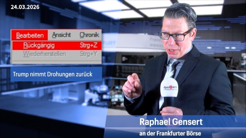 Trump rudert zurück, aber Anleger trauen dem Frieden nicht