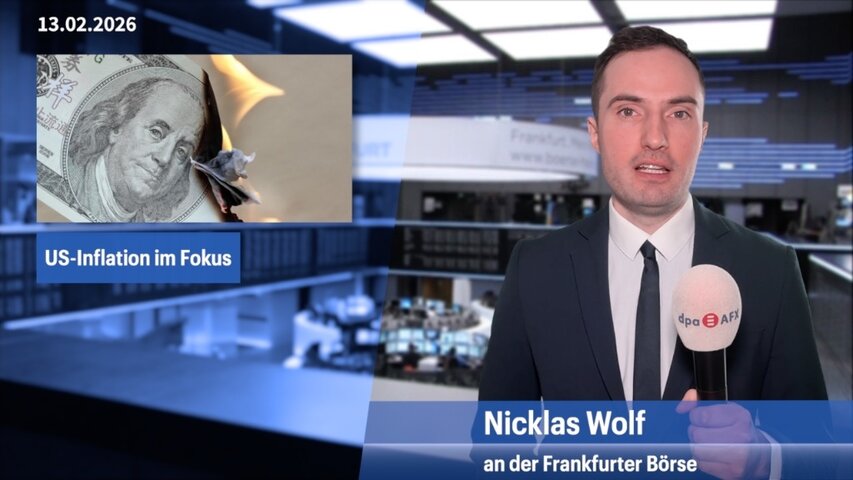 Dax stagniert unter 25.000 Punkten - Warten auf US-Inflationsdaten