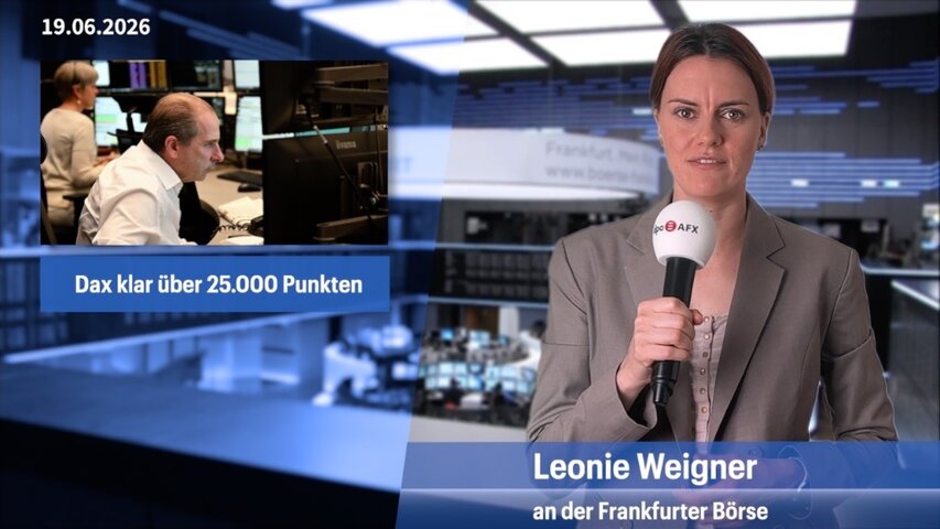 Dax behauptet 25.000 Punkte am Verfallstag