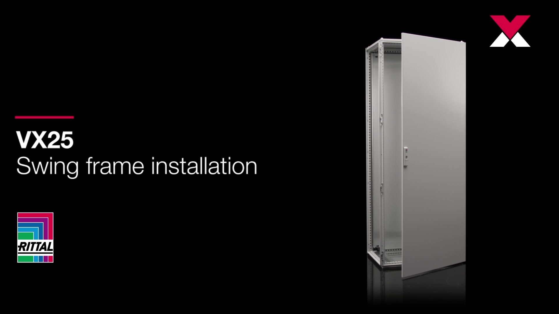 Swing frame, large For VX, 600, 800 and 1200 mm wide enclosures