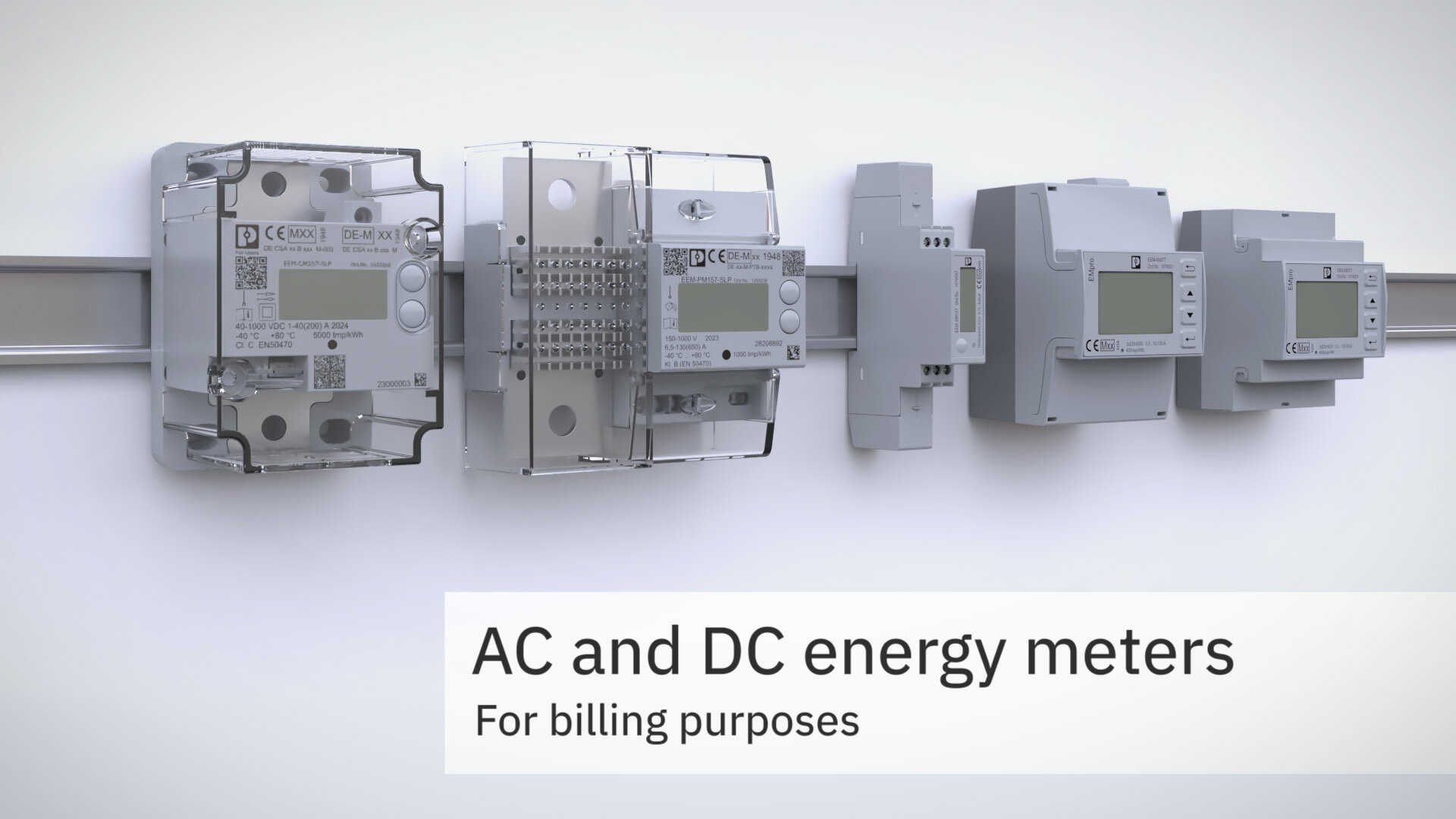 AC and DC energy meters for billing purposes (EN)