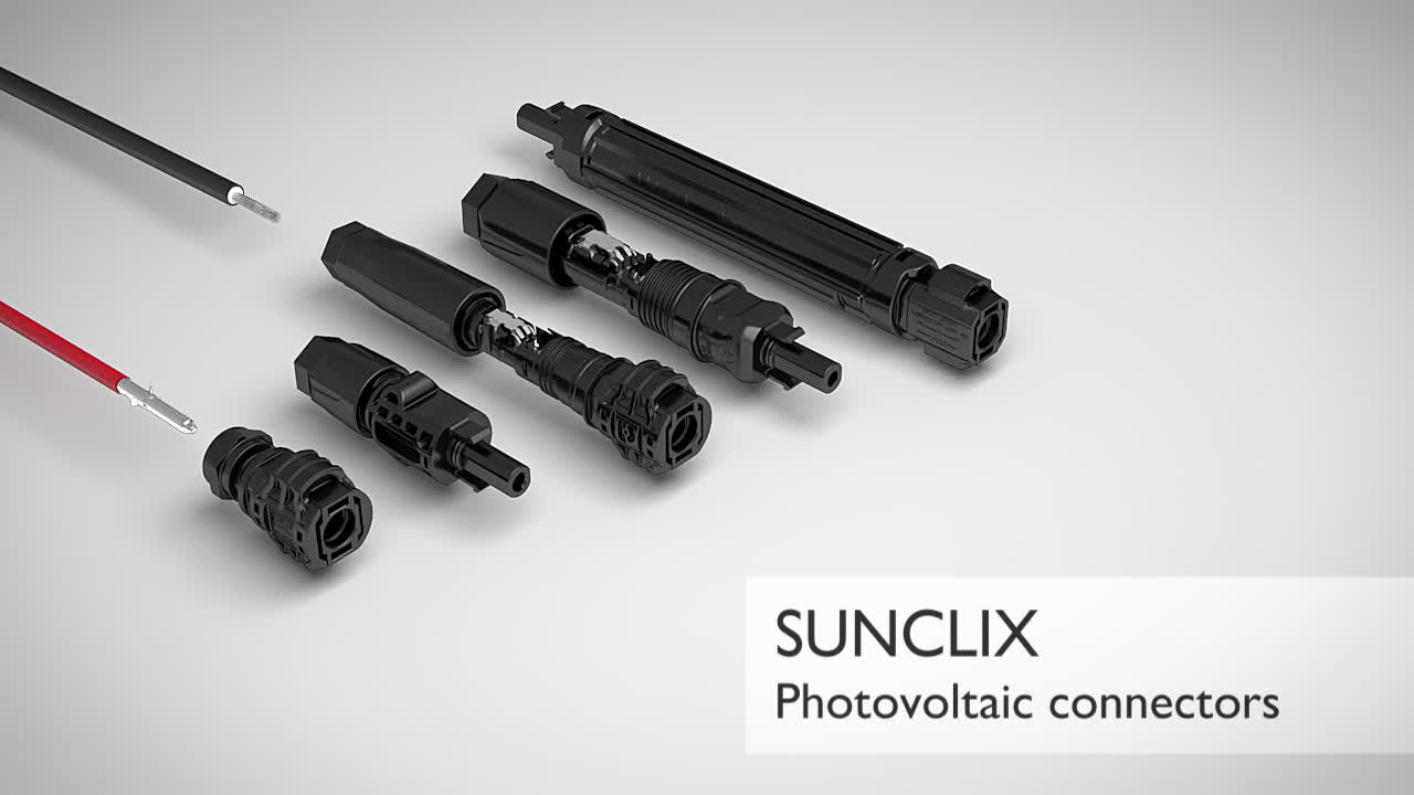 Lot De 25 Connecteurs Photovoltaïques Phoenix Contact SUNCLIX – PV-CF-S 6-16 (+) – Déstockage