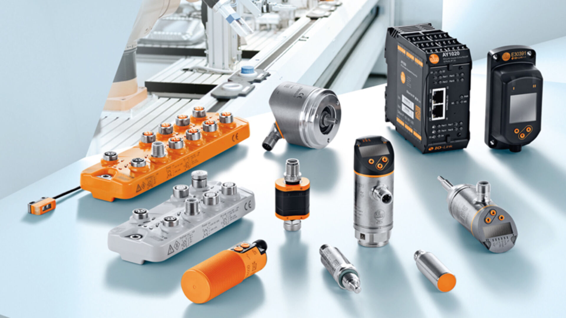 SV4200 - Sensor de vazão Vortex com display - ifm