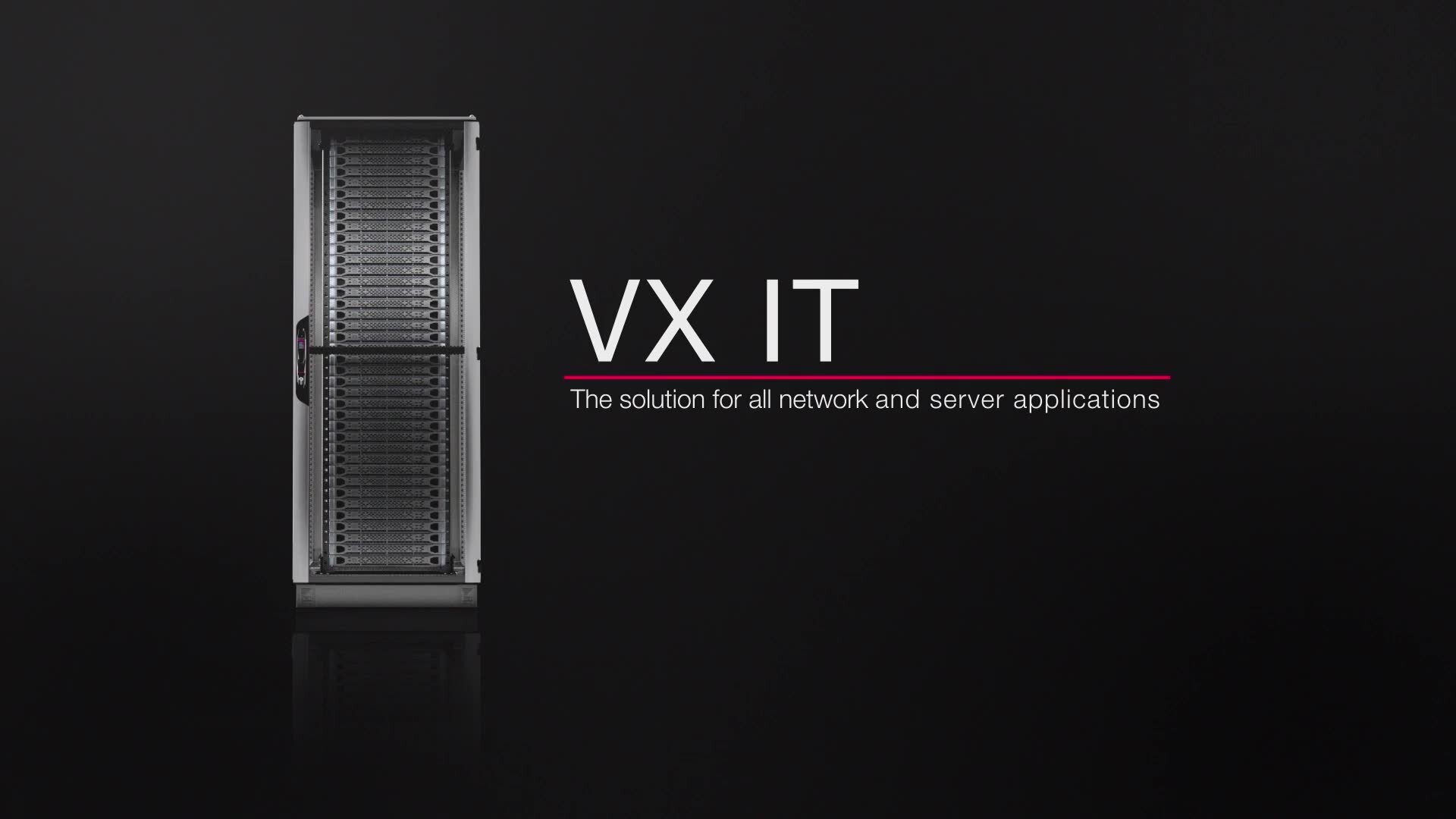 5307157 Network/server rack VX IT with glazed door, pre-configured