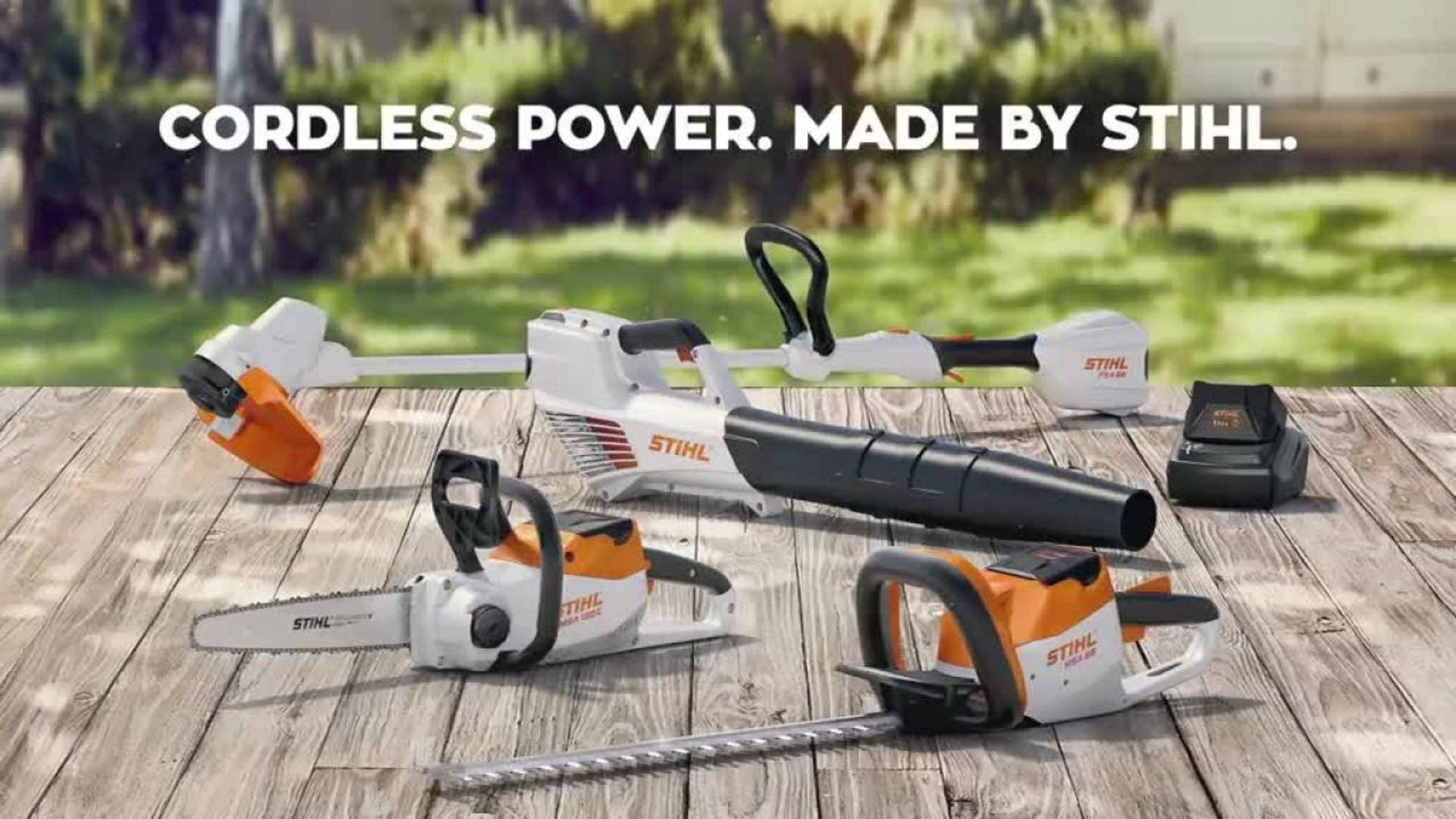 STIHL COMPACT cordless power system tv spot 20 sec EN